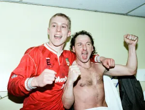 Wrexham v Arsenal, FA Cup match at the Racecourse Ground in Wrexham, 4th January 1992