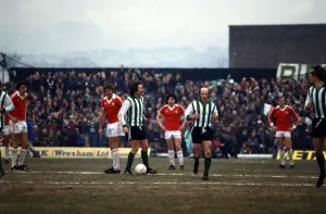 Wrexham v Blyth Spartans - February 1978 palyers in action