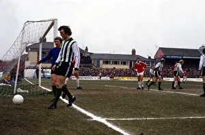 Wrexham v Blyth Spartans - February 1978 palyers in action