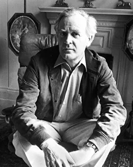 Writer David Cornwall (John Le Carre) at his home Hampstead, north London