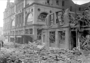 Blitzkreig Prints: WW2 Air Raid Damage August 1943 Bomb damage on the south coast