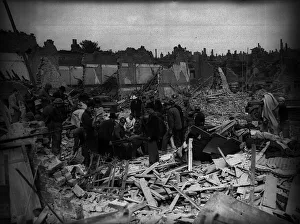 WW2 Bomb Damage in Deptford London Circa September 1940
