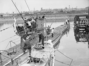 WW2 German U-Boat Submarine First German U-Boat to be captured intact is sailed