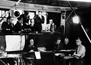 WW2 July 1944 Sir Archibald Sinclair Sec of State and Air Marshall Sir Charles Portal