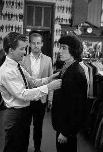 Bill Wyman on the morning of 4 June 1964 when The Rolling Stones were taken shopping by