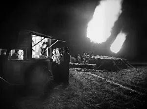Y. M. C. A Mobile canteen on Gunsite - November 1940 Women doing mens jobs during