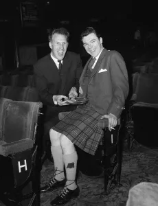 Andystewart Prints: Y2K Bruce Forsyth 1960 Bruce Forsyth with comedian Andy Stewart at rehearsals for