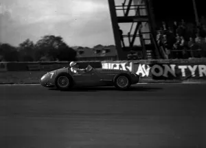 Y2K Stirling Moss 1954 winning Aintree Trophy Race Liverpool in a Masserati motor car