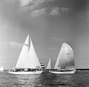 Yachting at Cowes Aug 1964