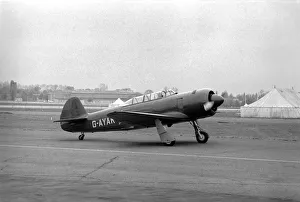 Air Shows Prints: The Yakovlev Yak -11 was first produced in 1946; this Russian two-seat military trainer
