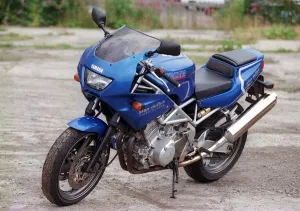 Yamaha Prints: Yamaha TRX motorbike August 1998 Blue Alan Duffus motorcycles