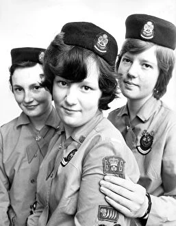 Badges Collection: A three year effort has finally paid off for Girl Guides Susan Cole (left)