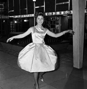 Fifteen year old Helen Shapiro pictured during the filming of Its Trad, Dad
