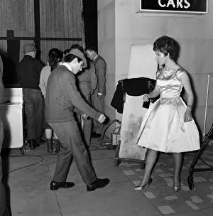 Fifteen year old Helen Shapiro pictured during the filming of Its Trad, Dad