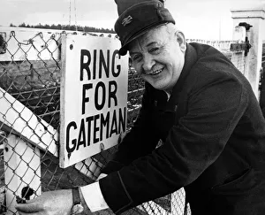 Sixty one year old Jock Whittle who is the level crossing attendant at the Felton Lane