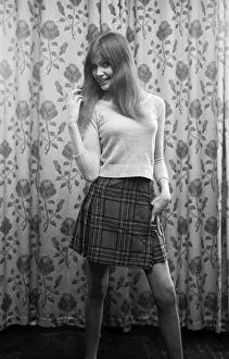 Twenty year old model and actress Madeline Smith who will finish filming shortly on her