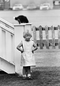 01112 Prints: Three year old Zara Phillips, daughter of Princess Anne and Captain Mark Phillips