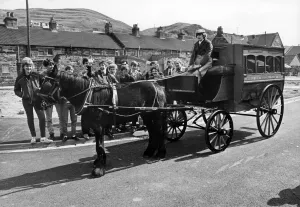 History Prints: For years this fine Ironstone mining ambulance housedchickens