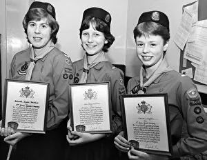 Years of hard work finally paid off for three Yarm guides when they were awarded their