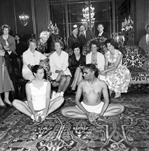 Yoga. Only the Centre Court would produce a similar nerve-racking moment for a tennis