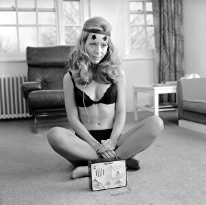 Polaroid of a woman in underwear 1, July 3, 1964