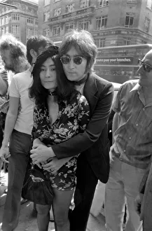 Yoko Ono launches her new book Grapefruit'accompanied by her husband