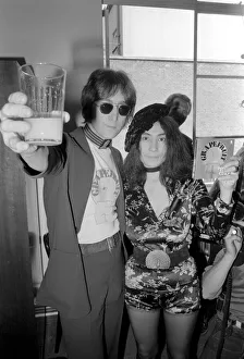 Yoko Ono launches her new book Grapefruit'accompanied by her husband