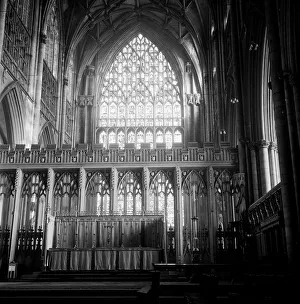 Worship Prints: York Minster General Interior View. 3rd April 1961