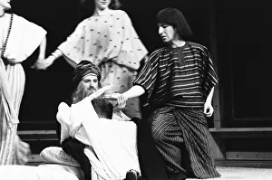 A young Alan Rickman (Far Right) in Antony and Cleopatra at the RSC in Stratford directed