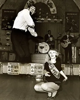 00047 Prints: A young couple dancing the twist at the Twist and Beat Championships at the Lyceum