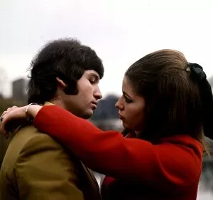 Images Dated 15th January 1970: Young Couple about to kiss. 15th January 1970