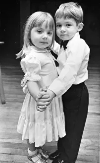 Ballroom Prints: Young dancers Michelle Taylor and Daniel McGreedy practice their waltz