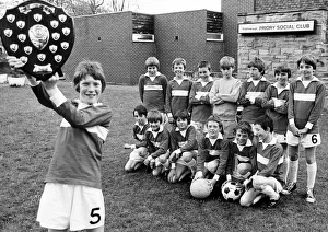 Boys Prints: The young footballers of Middlesbroughs Priory Social Club are the first winners of