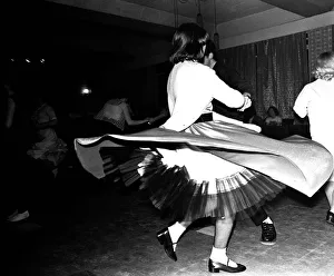 Some young people Rock and Roll dancing at a club in Gateshead on February 15, 1980