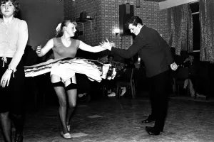 Some young people Rock and Roll dancing at a club in Gateshead on February 15, 1980