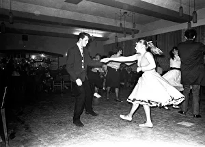 Some young people Rock and Roll dancing at a club in Gateshead on February 15, 1980