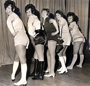The Young Wives of the Parish of Caerphilly show the hottest line in fashions