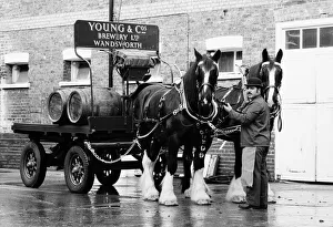Drink Prints: Youngs Brewery of Wandsworth still deliver some of their traditional draught beers by