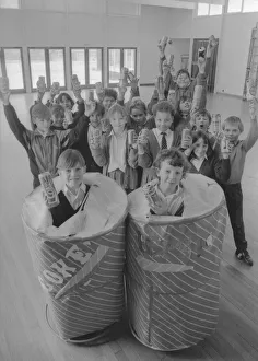 Recycling Prints: Youngsters at a Coventry school have joined forces to turn cans into cash