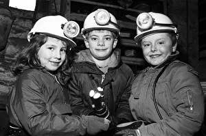 00586 Prints: Youngsters from Denby Dale First School got a special glimpse of life down a coal mine