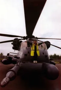 Youngsters got a rare chance to see some of the finest helicopters in the world at an