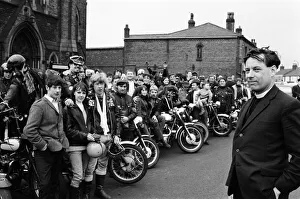 Hells Angels Prints: Youth Culture - Rockers Hells Angels Bikers Hells Angels Members meet Rev