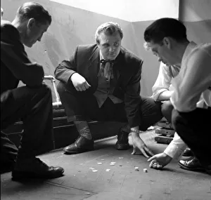 Youth Culture Teddy boy Tony Reuter leader of the Elephant Boys gang seen here