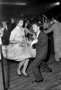 Youth Culture: The teenagers Orchid ballroom dance at Purley