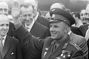 Yuri Gagarin, Soviet Cosmonaut, the first human to journey into outer space when his