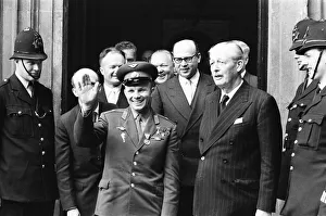 01168 Prints: Yuri Gagarin, Soviet Cosmonaut, the first human to journey into outer space when his