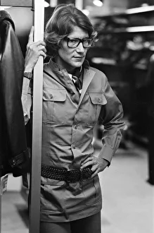 00756 Prints: Yves Saint Laurent, designer, pictured at his first London Rive Gauche store on New Bond