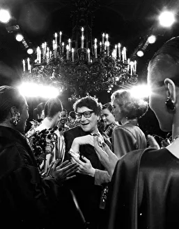 Yves St. Laurent, fashion designer - 28 / 07 / 1988