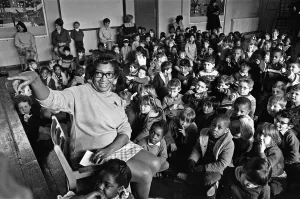 01281 Prints: Yvonne Conolly Britains first female black headteacher seen here at Ringcross