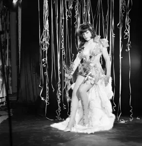 Yvonne Dellaway seen here dressed for a Christmas Party. December 1964 E515-003